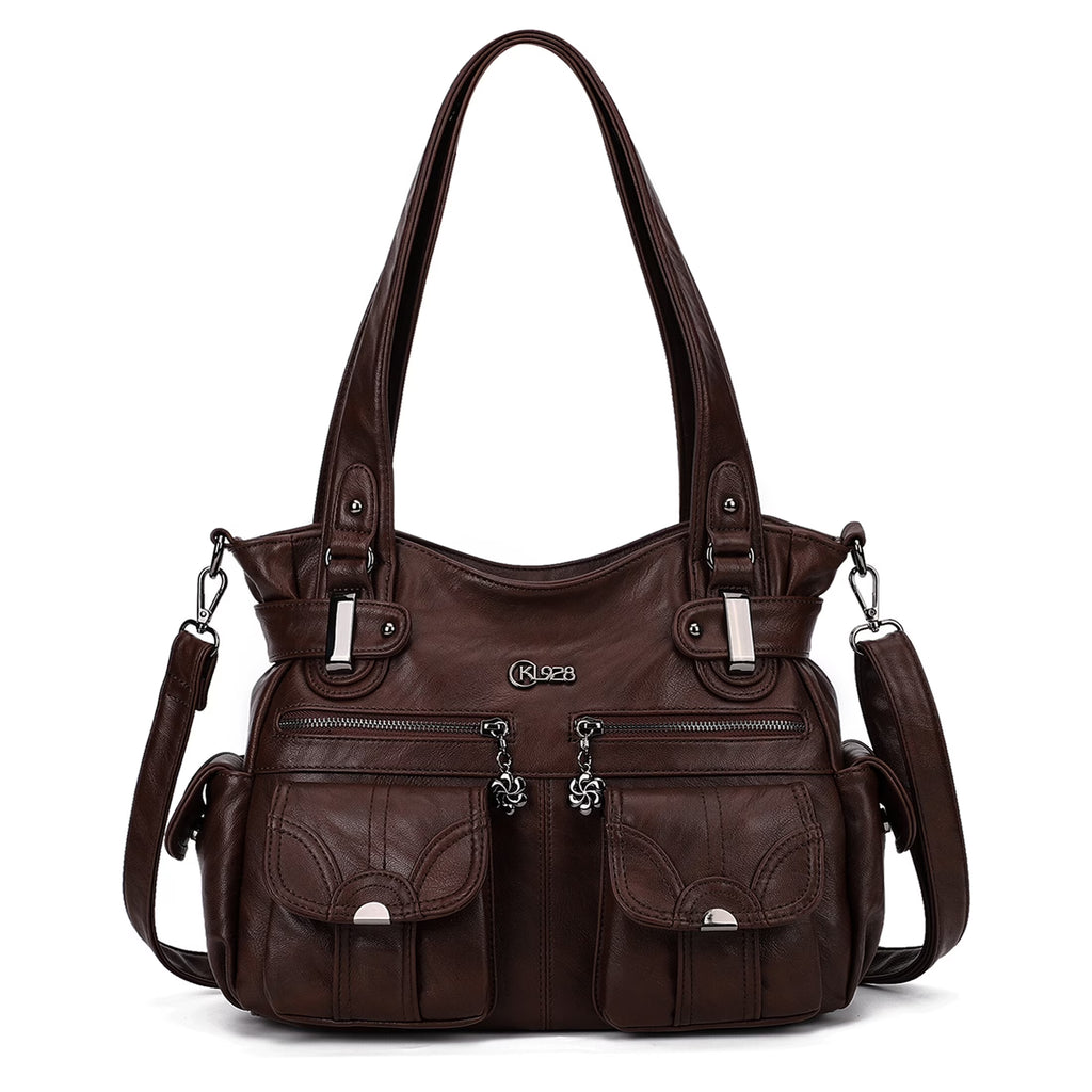Coffee Large Hobo Handbag F731333