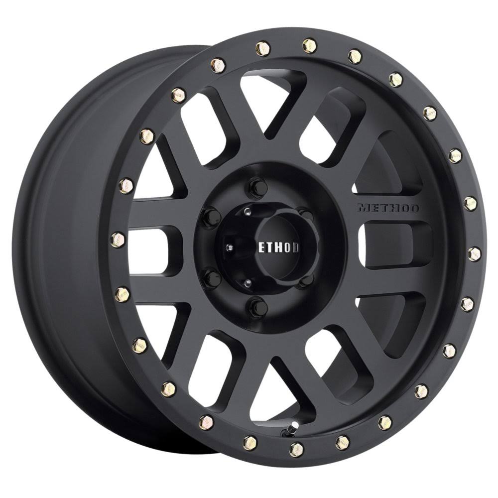 Matte Black Grid Wheel N254