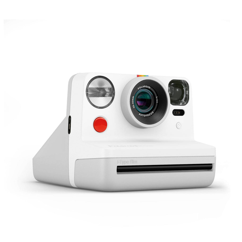 White Instant Camera with Lens S7122