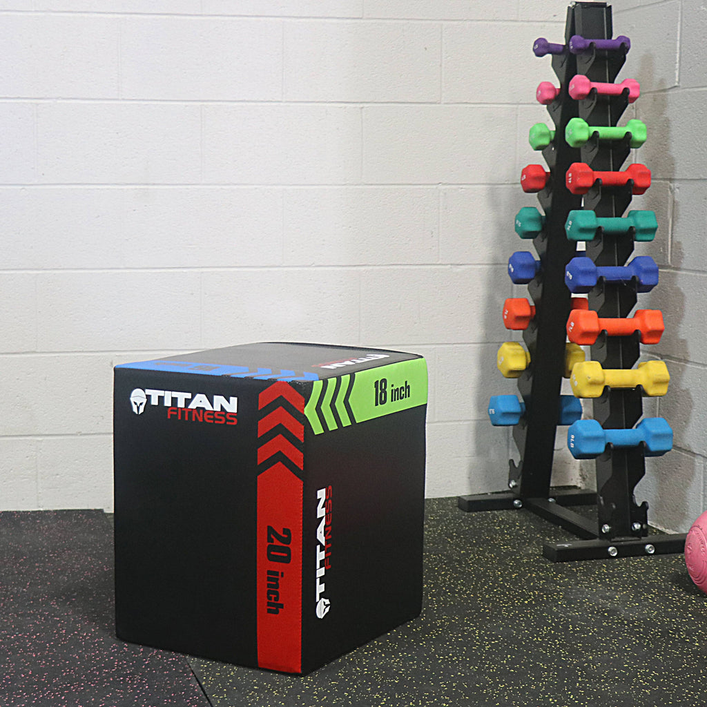 Titan 3-in-1 Heavy Foam Plyometric Box 16 inch 18 inch 20 inch Z4369