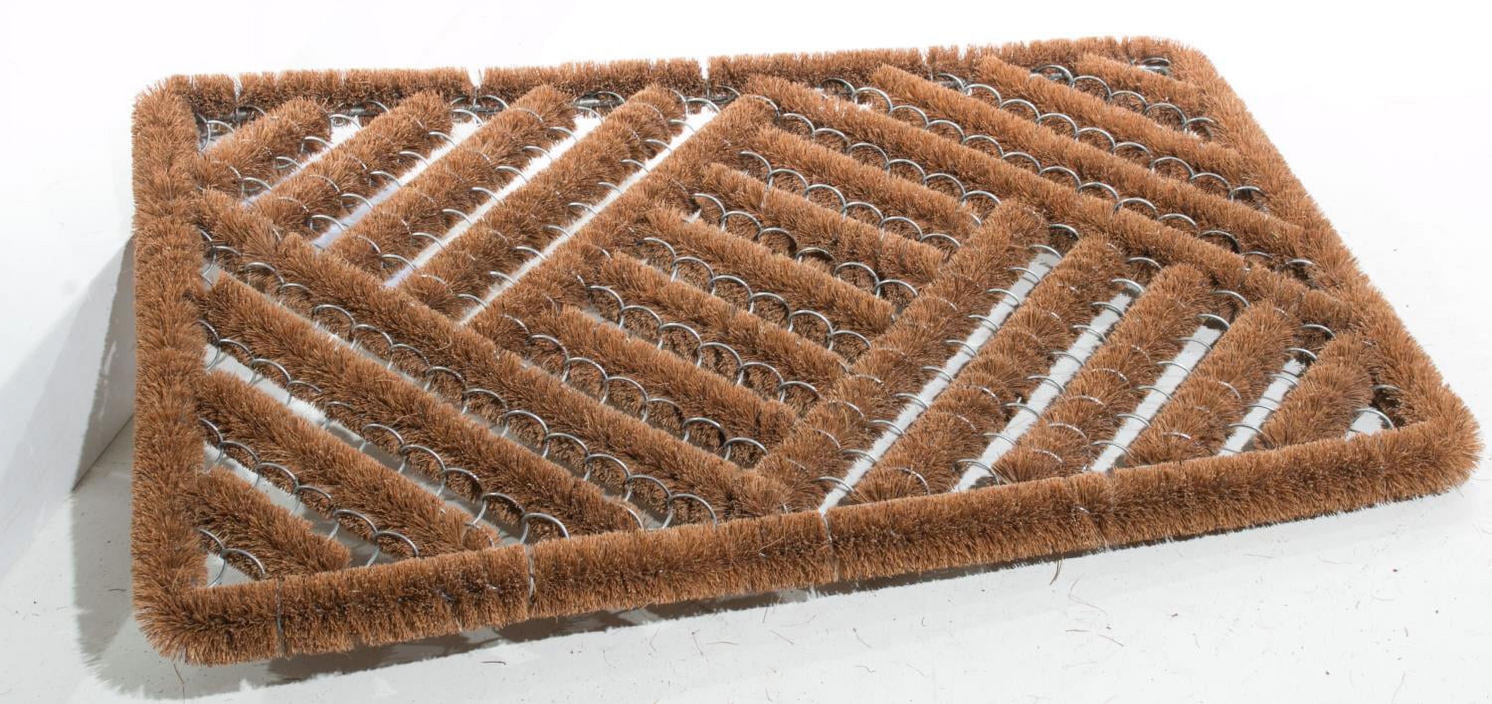 Overlapping Cross Hatch Doormat W115