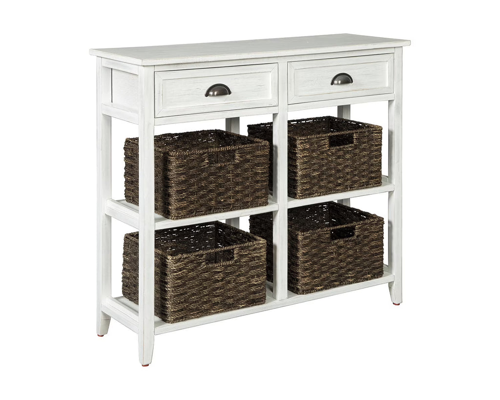 White Sofa/Console Table U7209