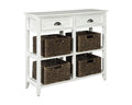 White Sofa/Console Table U7209