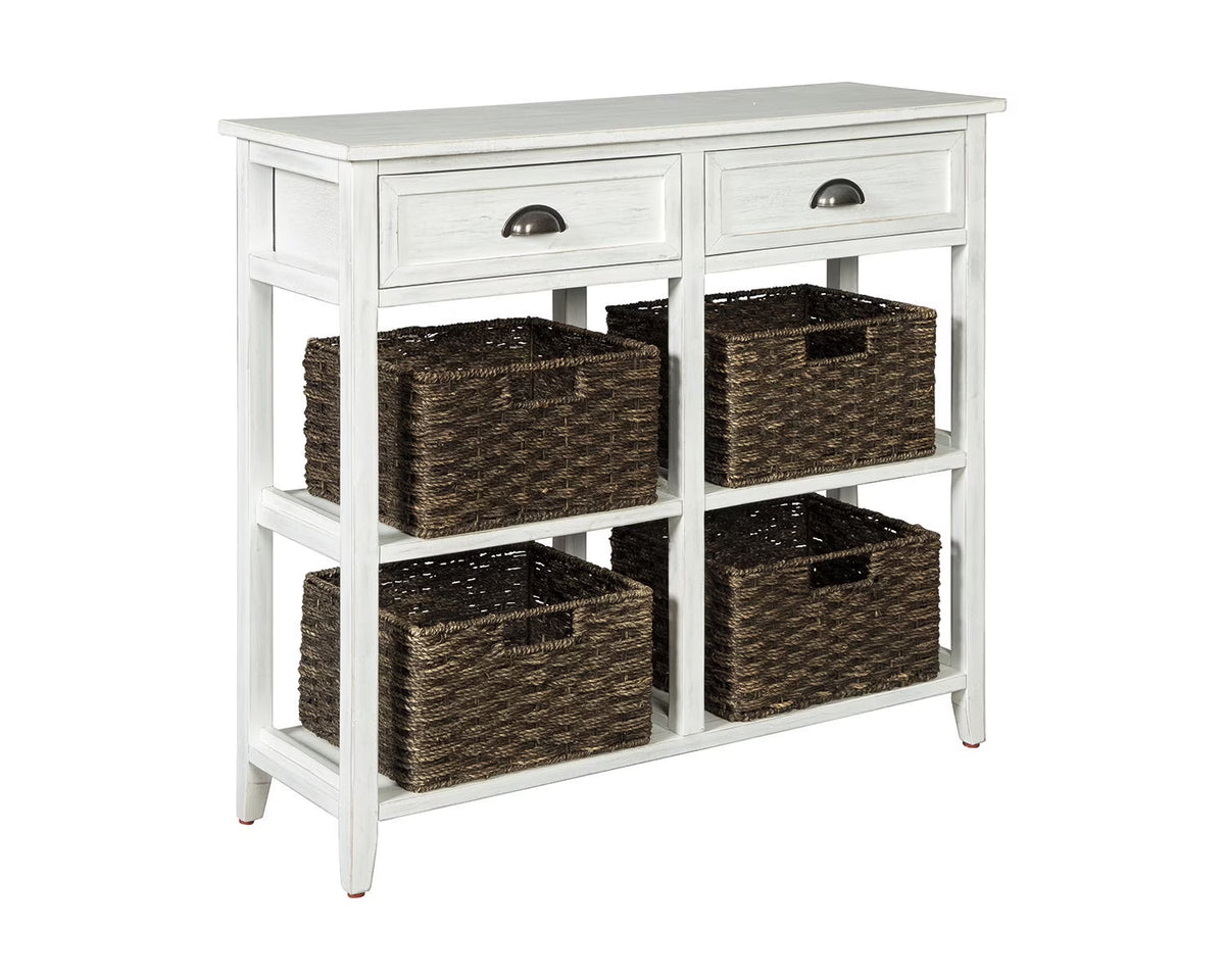 White Sofa/Console Table U7209