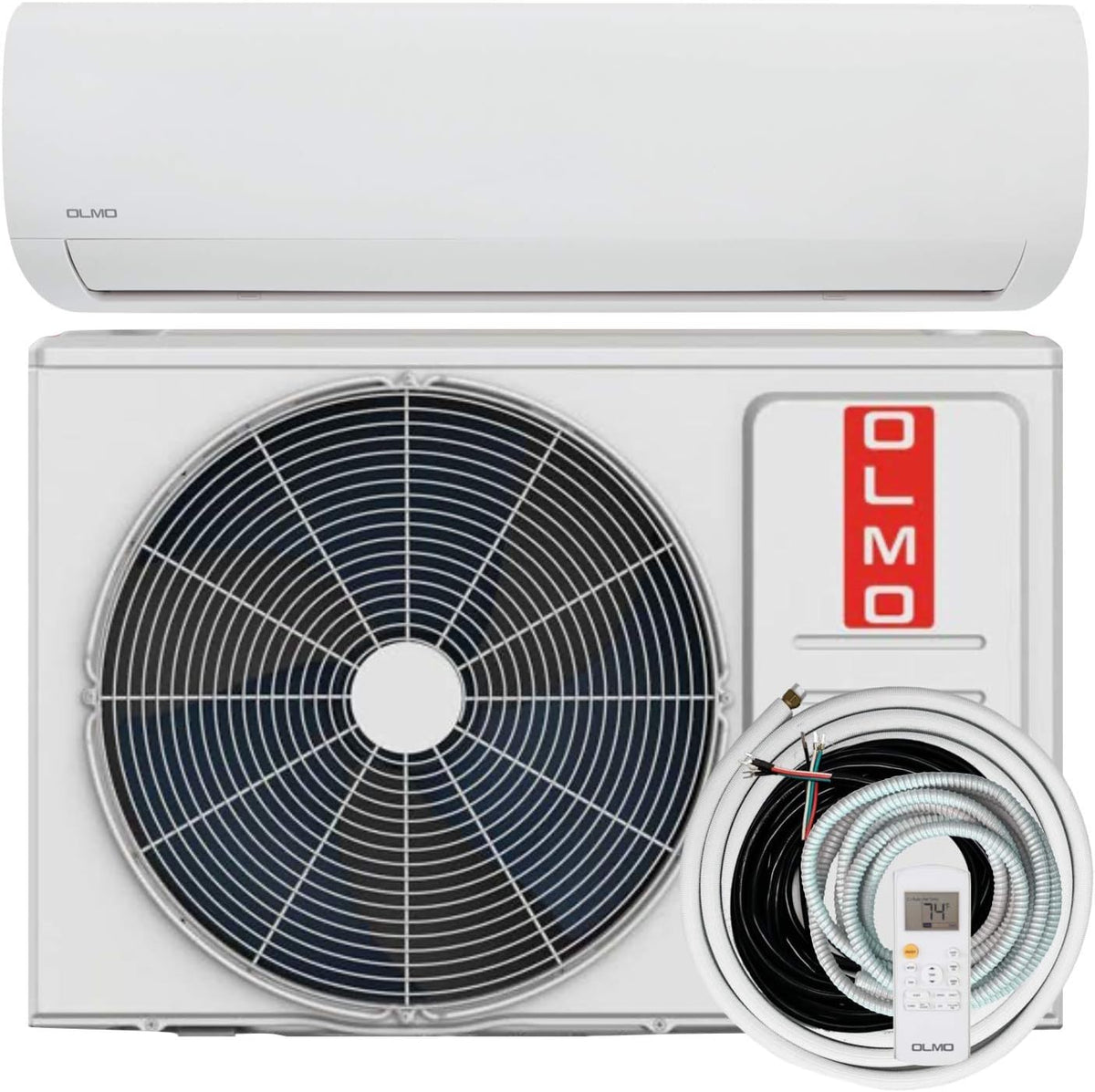 Ductless Mini Split Air Conditioner Heat Pump with 16ft Installation Kit P555545