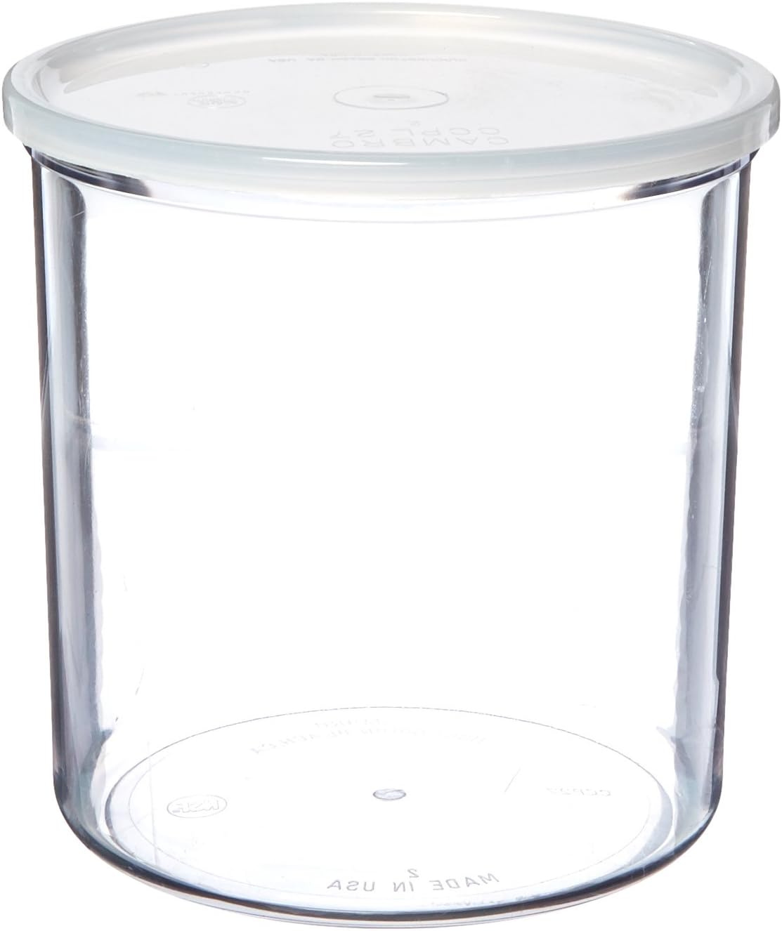 Clear 2.7 Qt Crock With Lid W2725