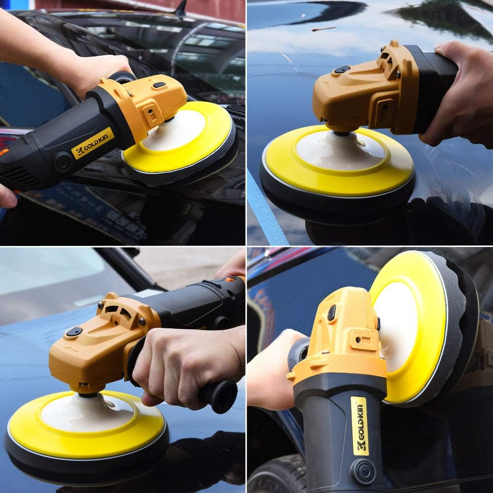 1400W 6-Speed Variable Speed Rotary Orbital Polisher U2033