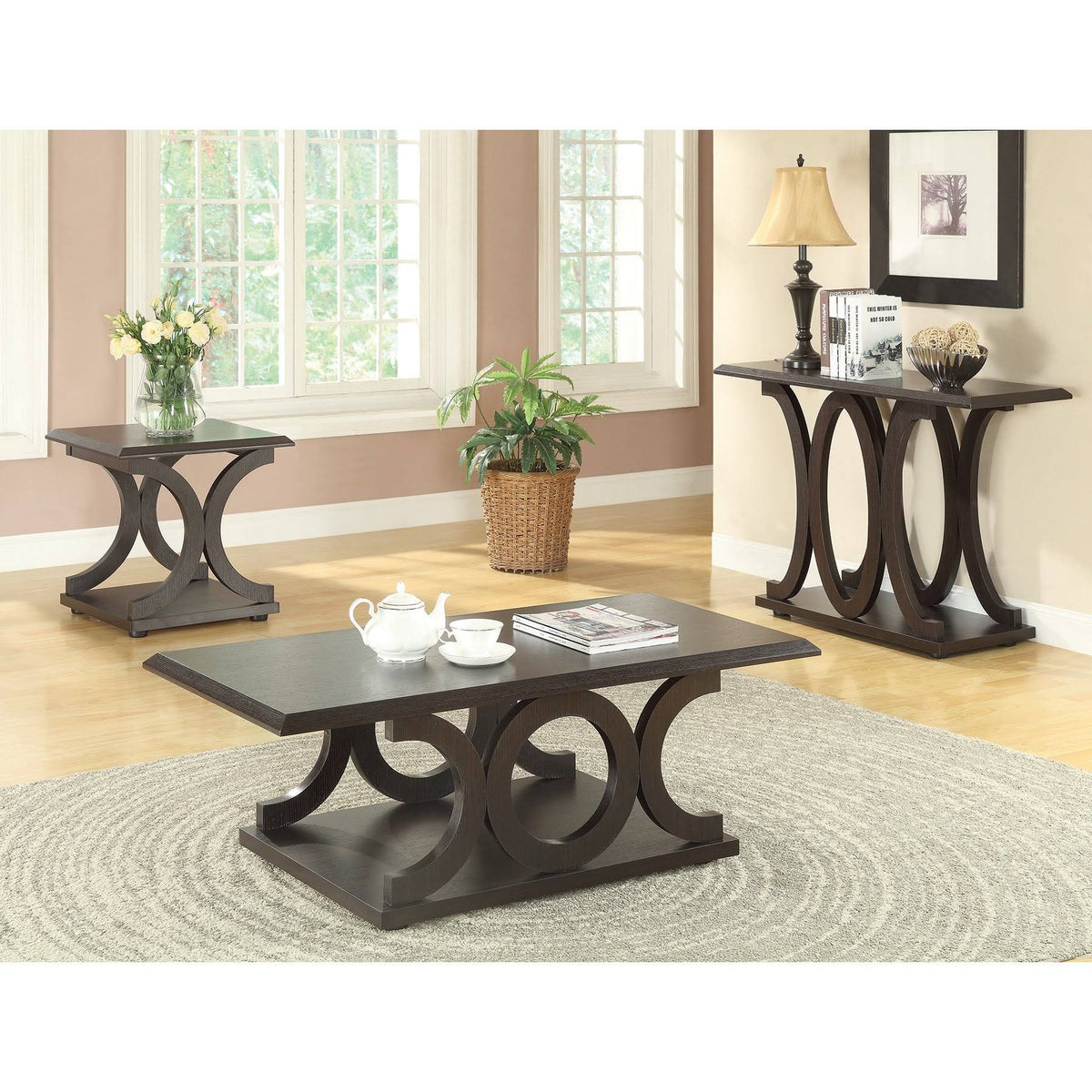Cappuccino End Table C743472