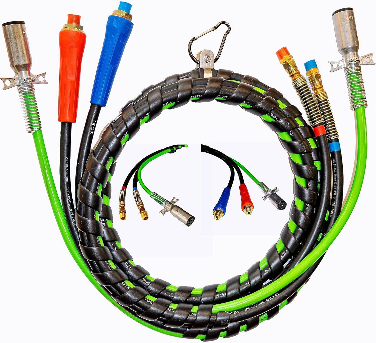 12 Ft. 3-in-1 Wrap Set ABS Electrical and Rubber Air Line Hose Assemblies L854