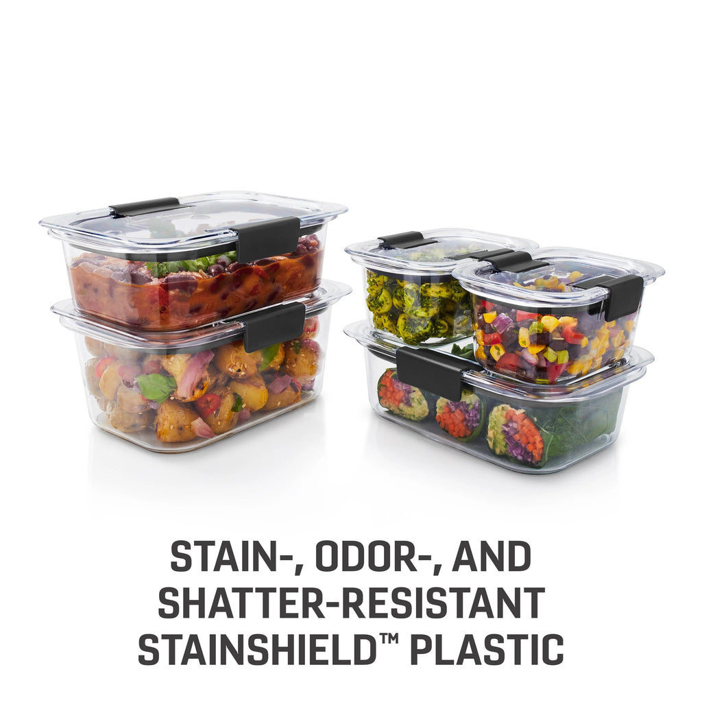 10-Piece Clear Airtight Food Storage Containers N725