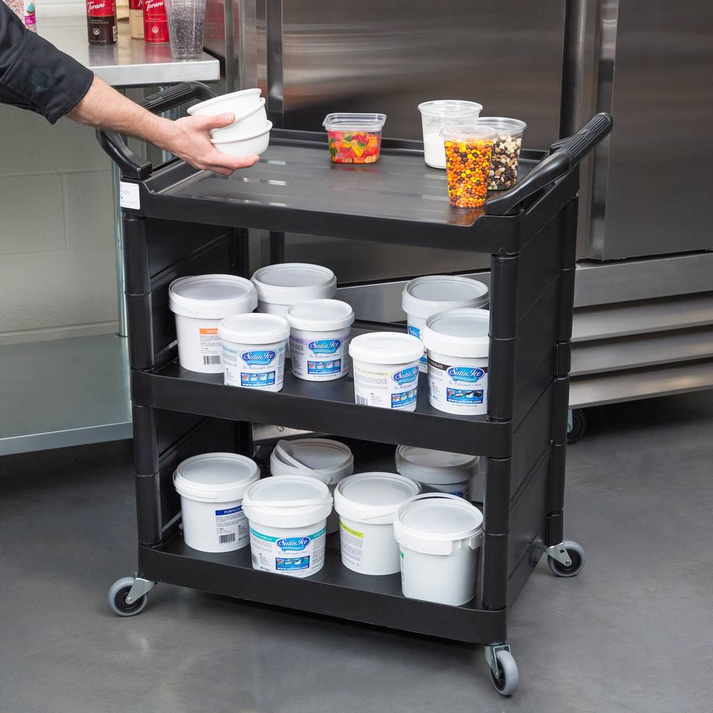 Black Utility Cart Y4849