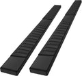 Black H Style Truck Step Nerf Bars, Width 6 Inches V56350