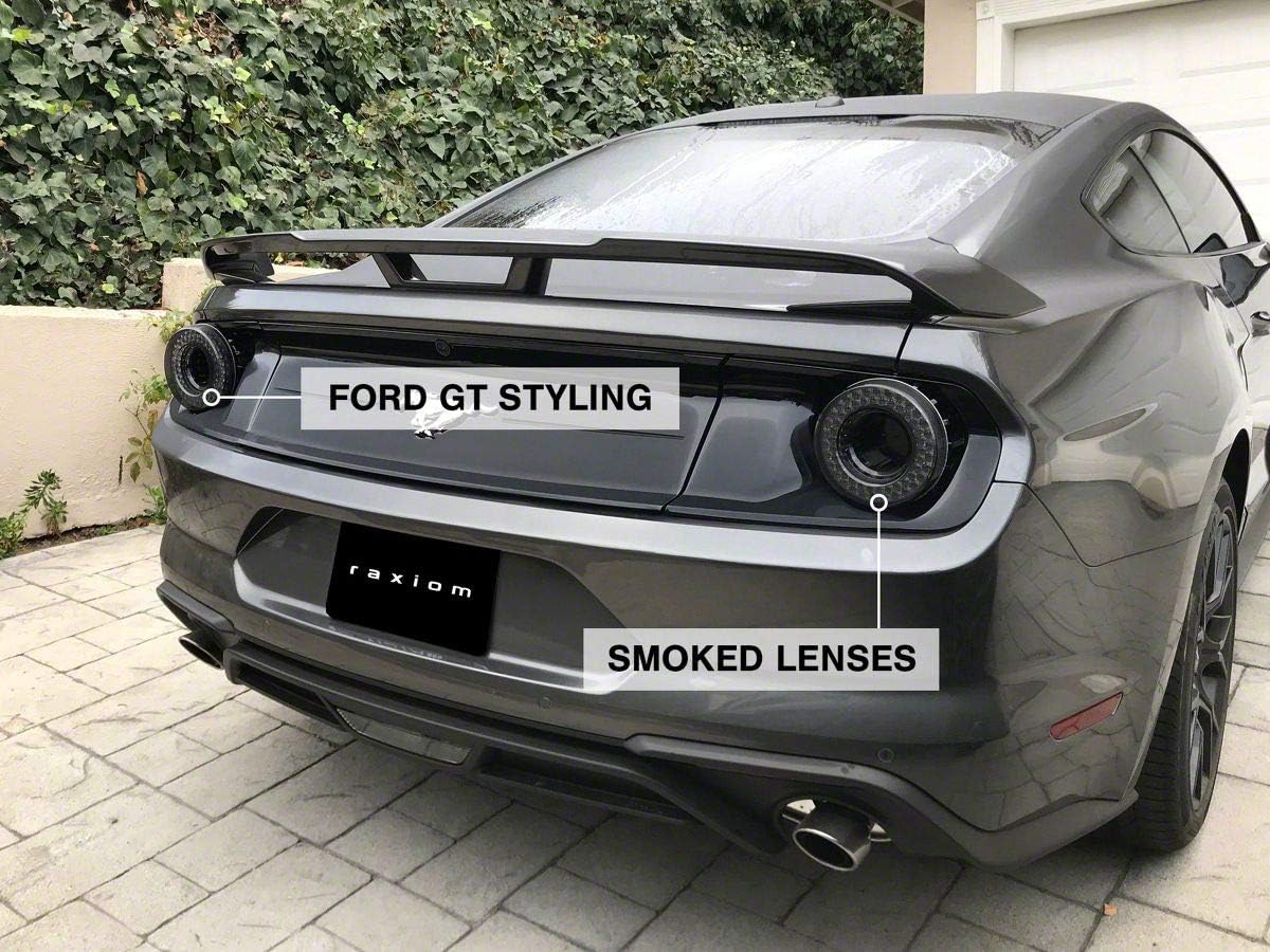 Gloss Black Housing Smoked Lens LED Tail Lights H337200