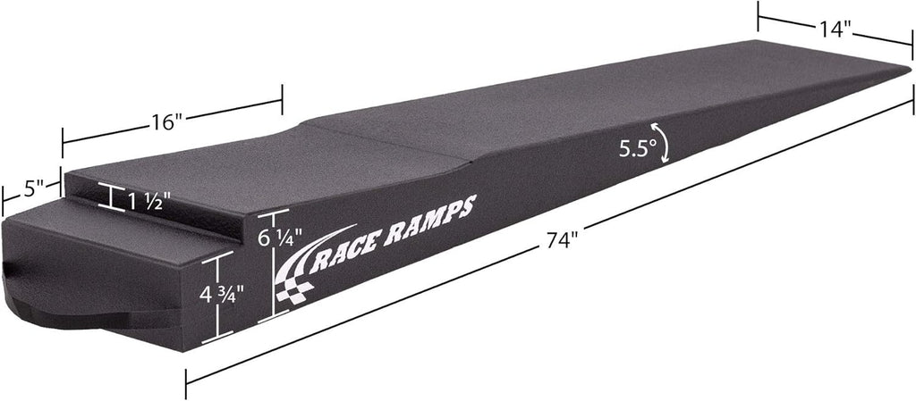 7" Trailer Ramp with Cut-Out, Black R27092