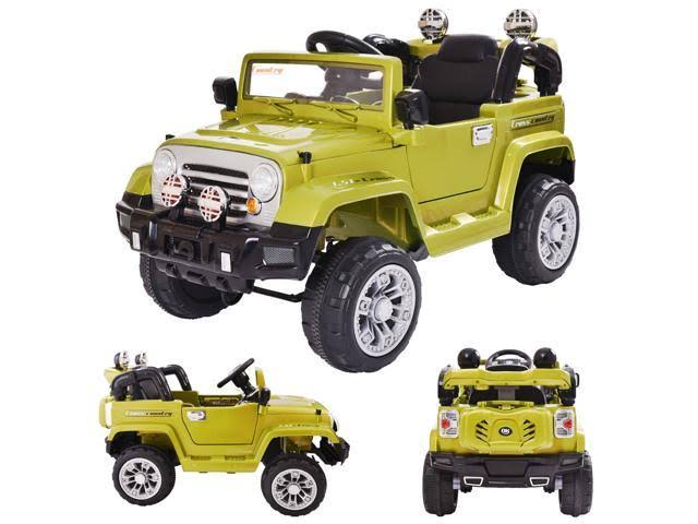 Green 12V Battery Powered Electric Ride on Car with Remote Control I64776