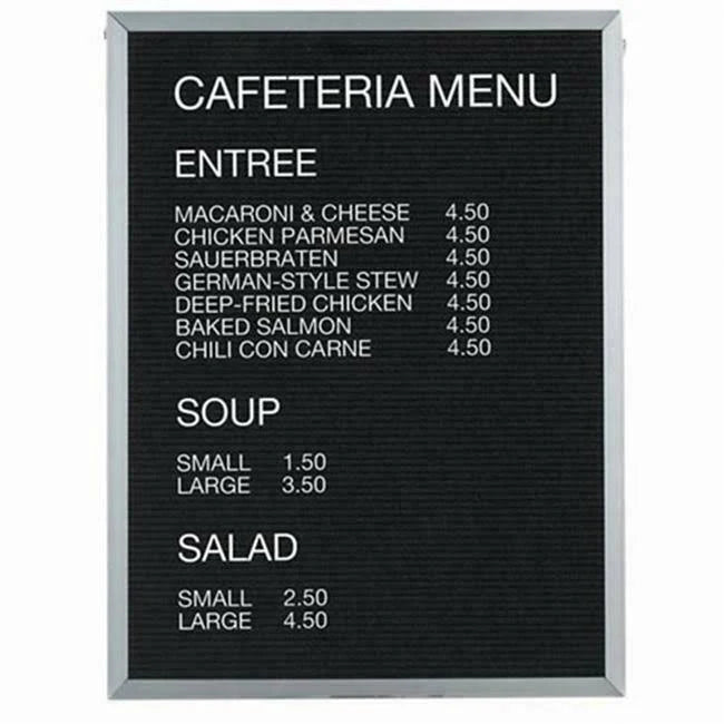 Framed Letter Board Message Center G640