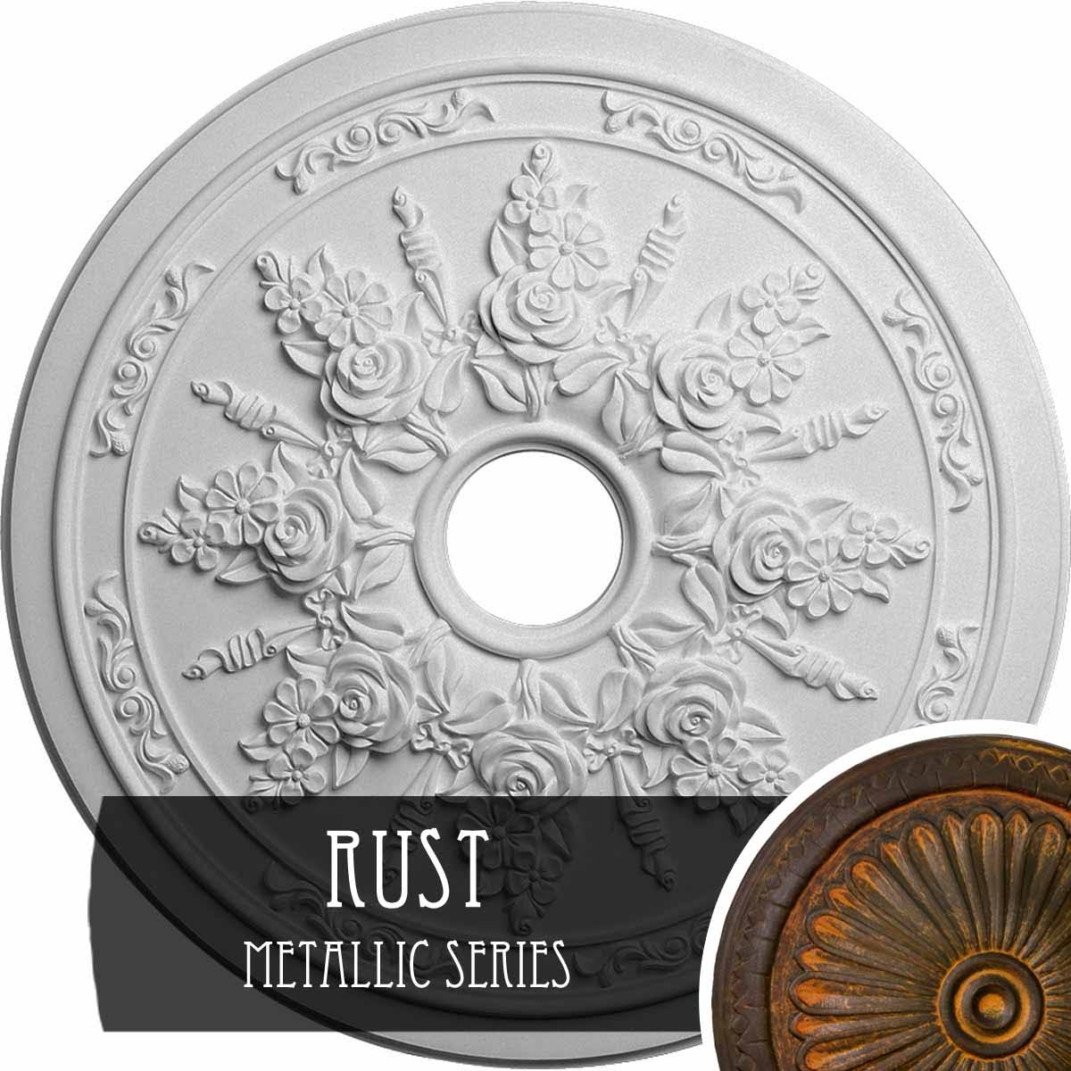 Rose and Ribbon Ceiling Medallion K61955