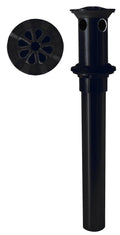 Matte Black Grid Lavatory Drain with Overflow Holes X445292