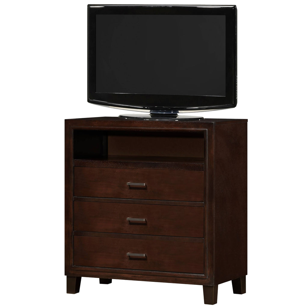 Cappuccino Media Chest W1302