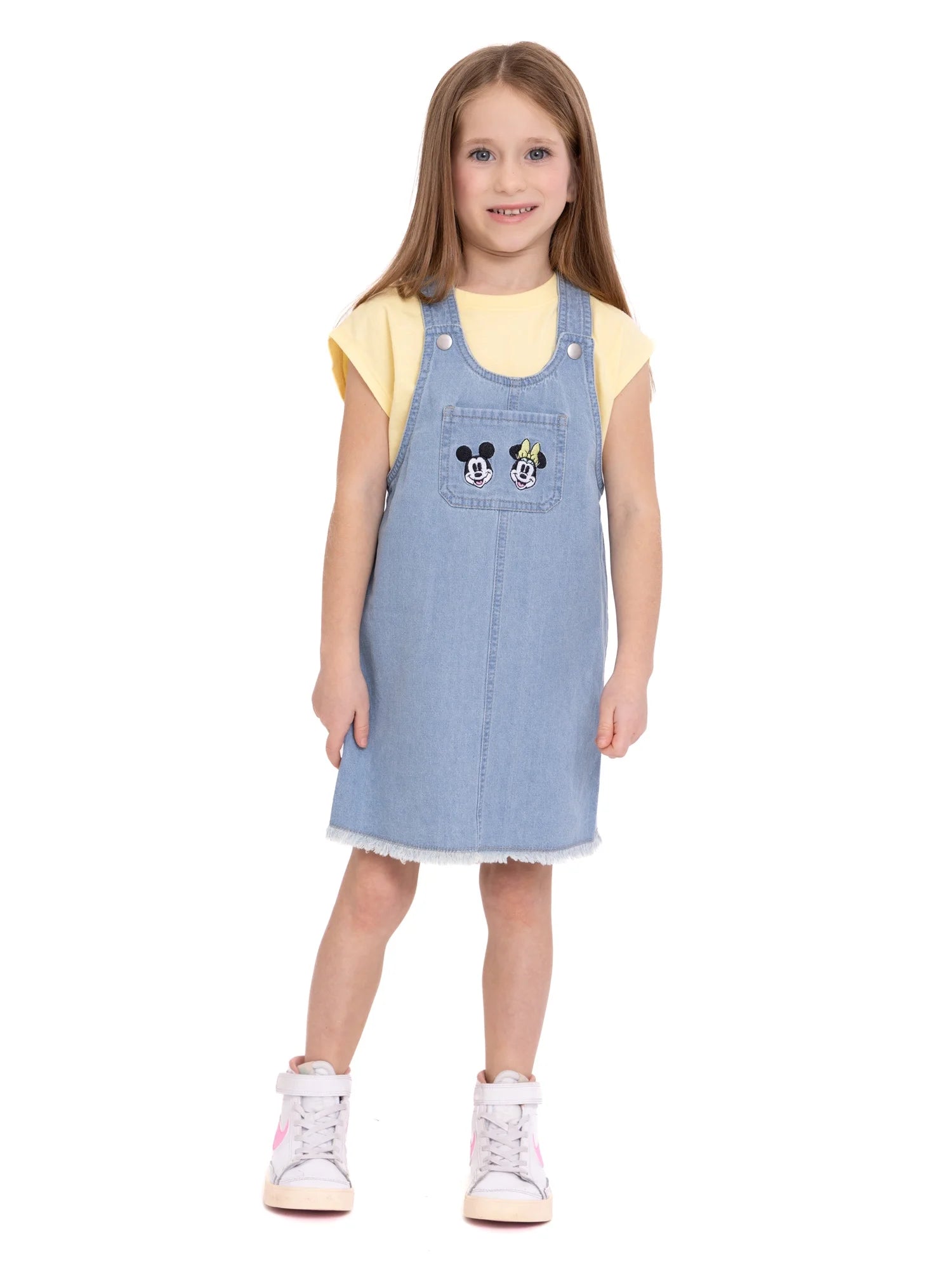 Denim Overall Dress Set K51923