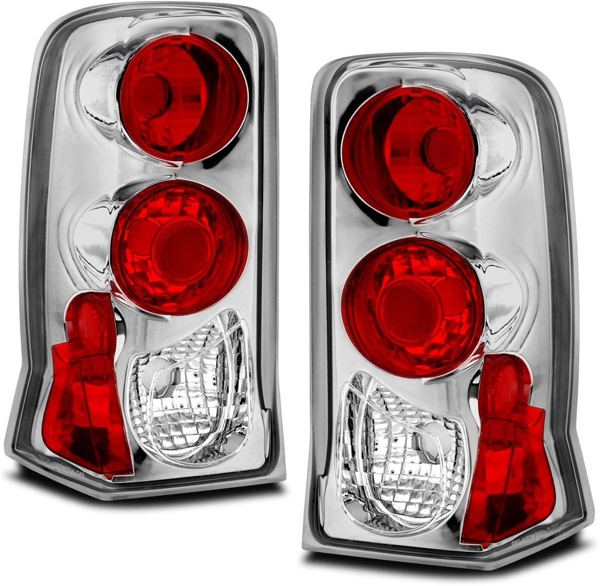 Chrome Replacement Brake Tail Lights T4597
