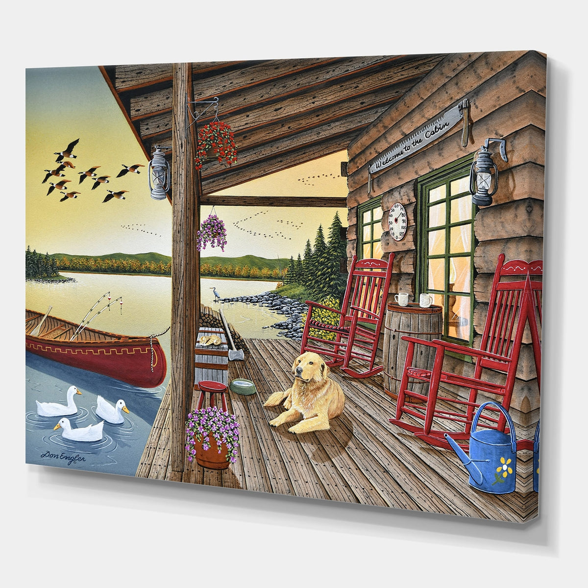 Lake House Gallery-wrapped Canvas Q5554