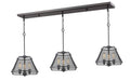 9 Light Island/Billiard Bronze Finish P932