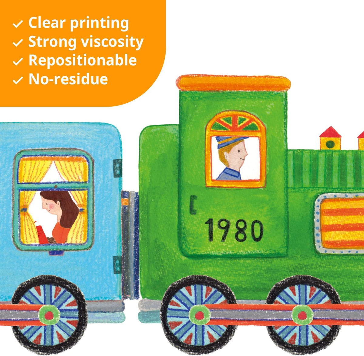 Kids Wall Stickers Peel and Stick Removable Wall Decals H86100