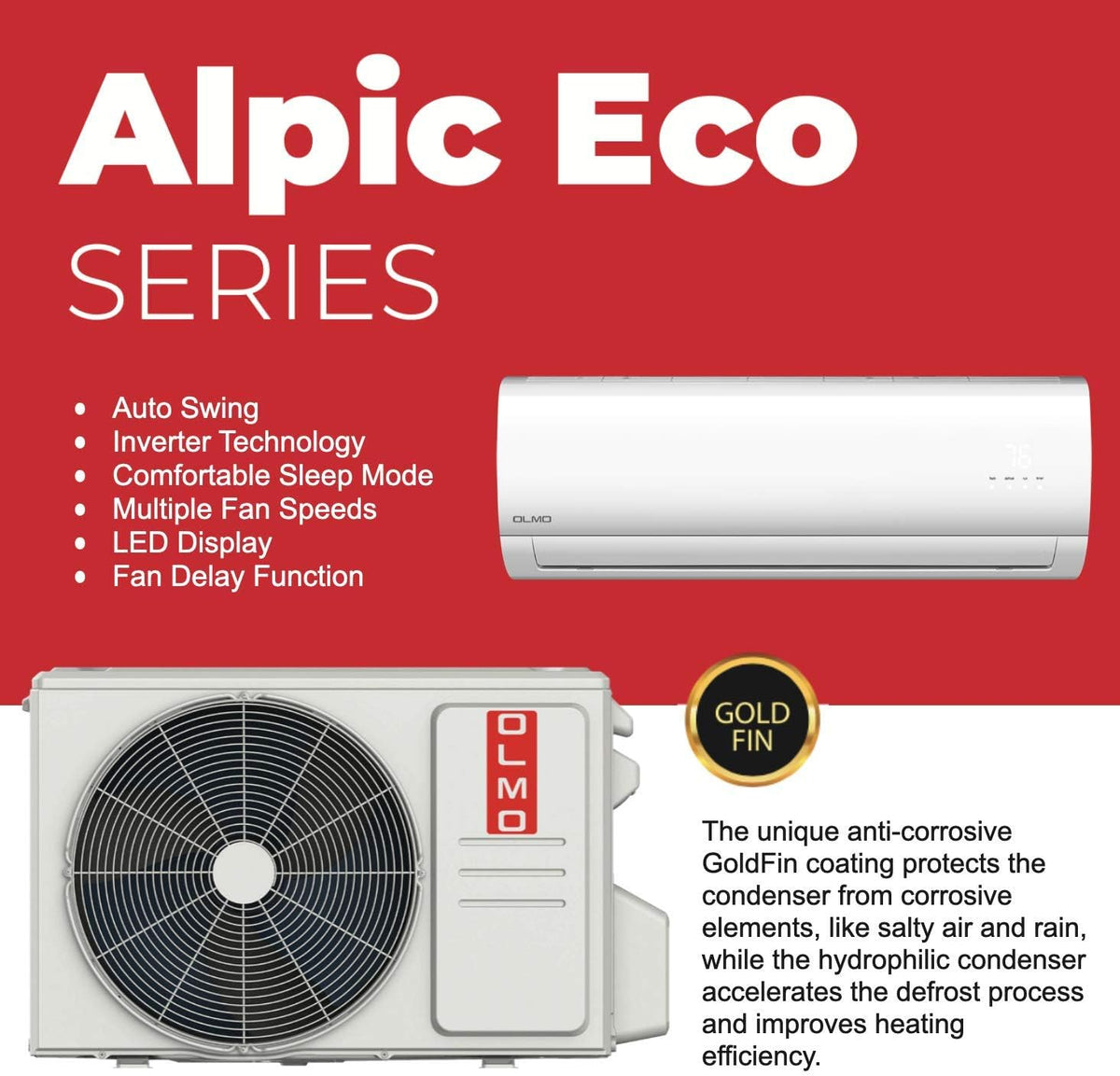 Ductless Mini Split Air Conditioner Heat Pump with 16ft Installation Kit P555545