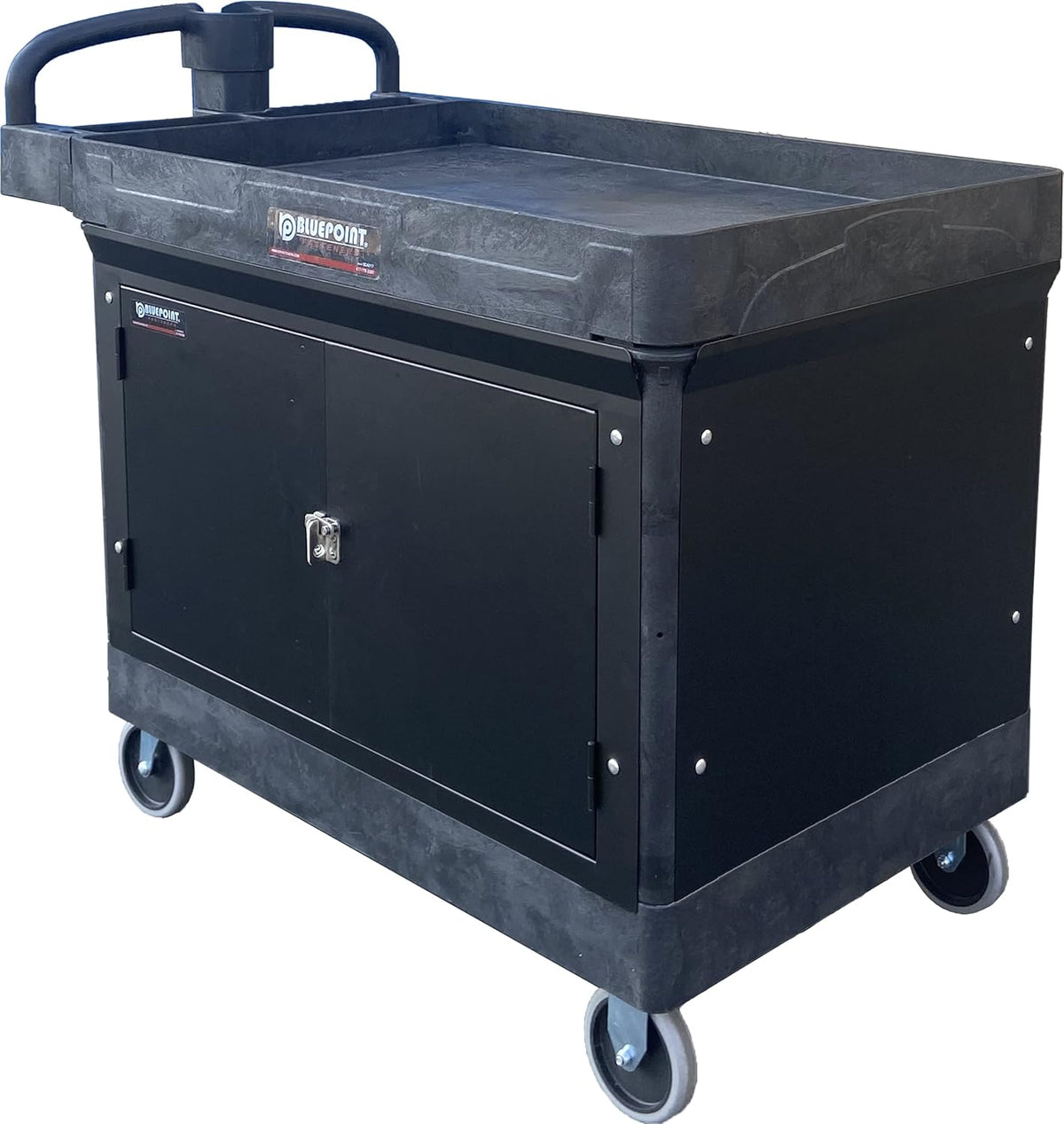 Utility Service Cart with Armor, 500 Lbs Load Capacity U56297