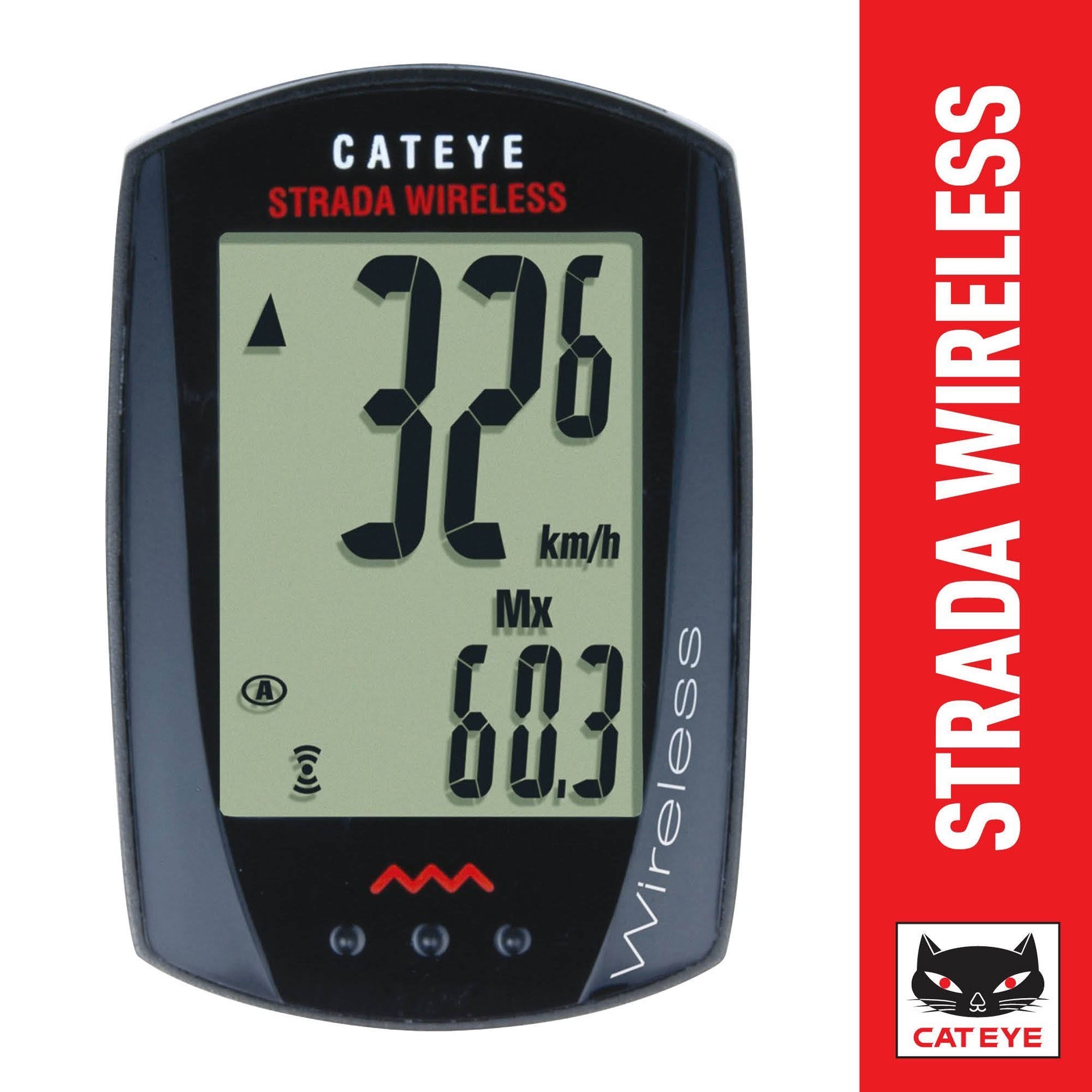 Black Wireless Cycling Computer A99237