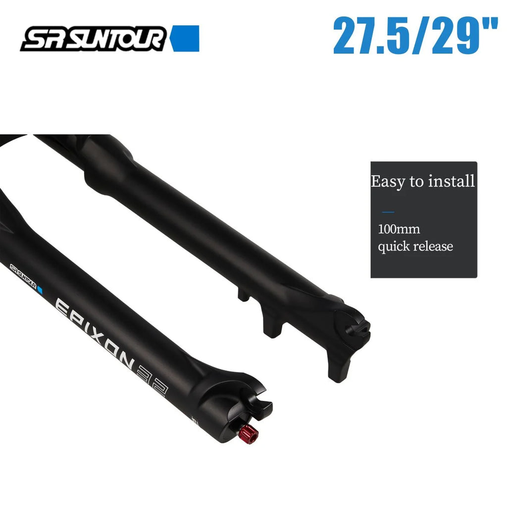 Mountain Bike Air Suspension Front Fork 27.5/29 Inches Conical Tube 100/120MM N540