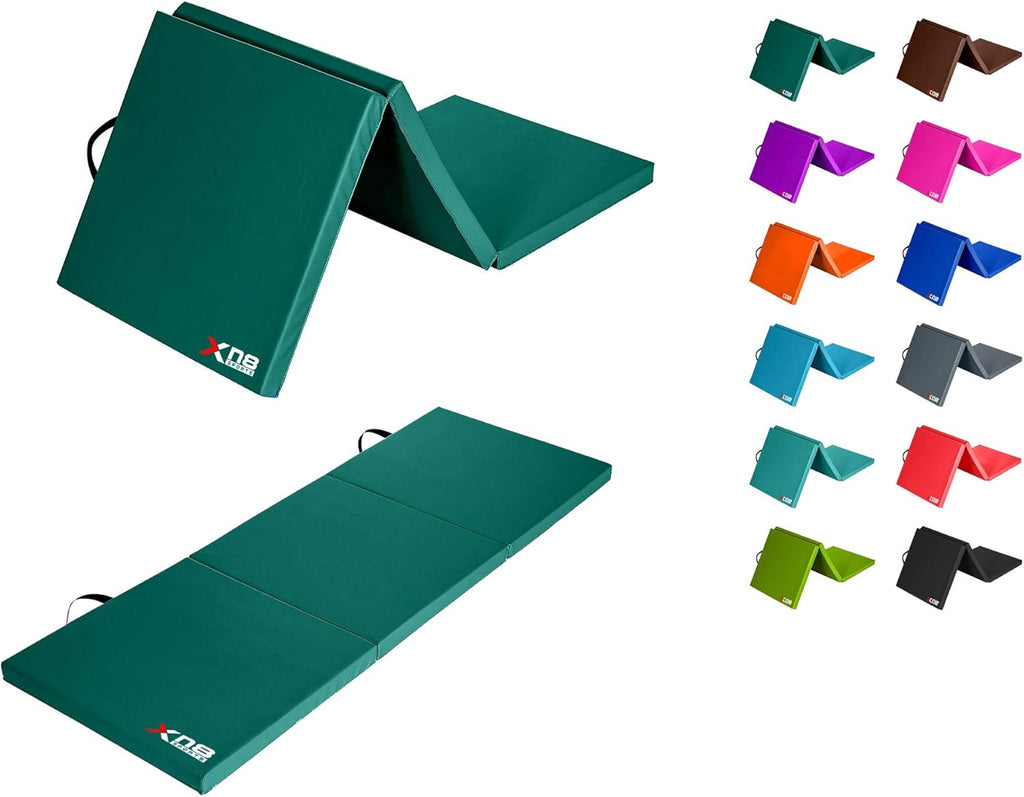 Tri-Fold 2.4 Thick Exercise Mat with Carrying Handles X477598