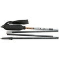 Grey Carbon Trekking Poles 4 Section Pair R208