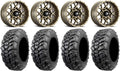 Bundle - 9 Items: 14 Wheels Bronze 30 Tires Z615382