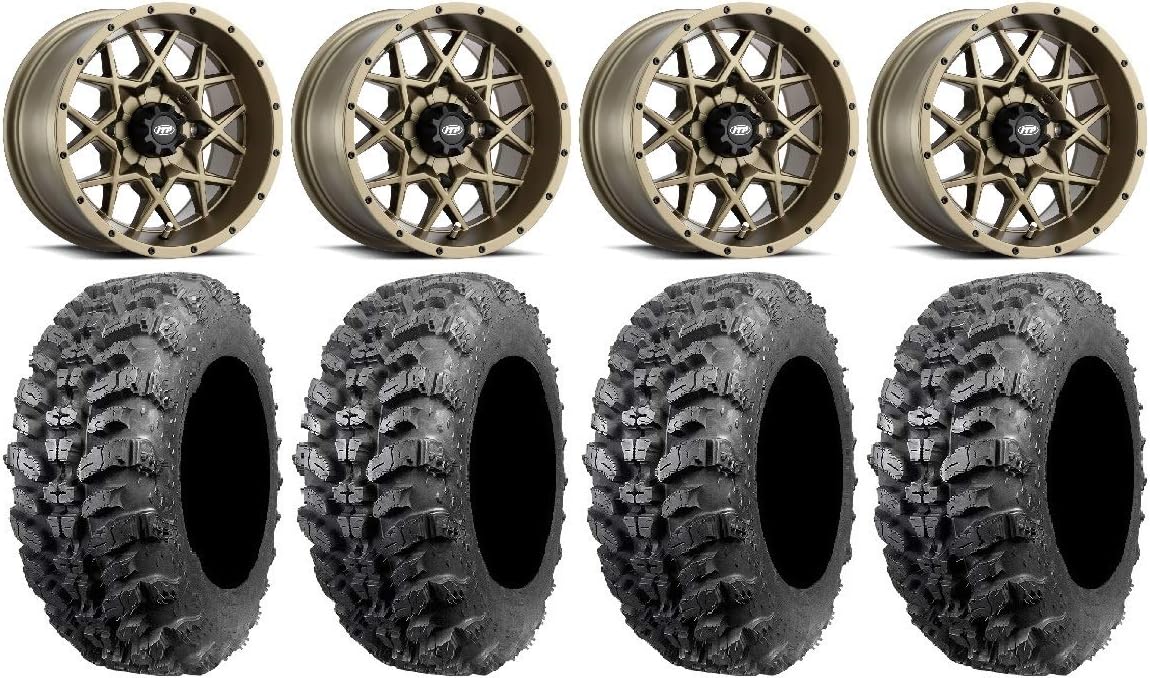 Bundle - 9 Items: 14 Wheels Bronze 30 Tires Z615382