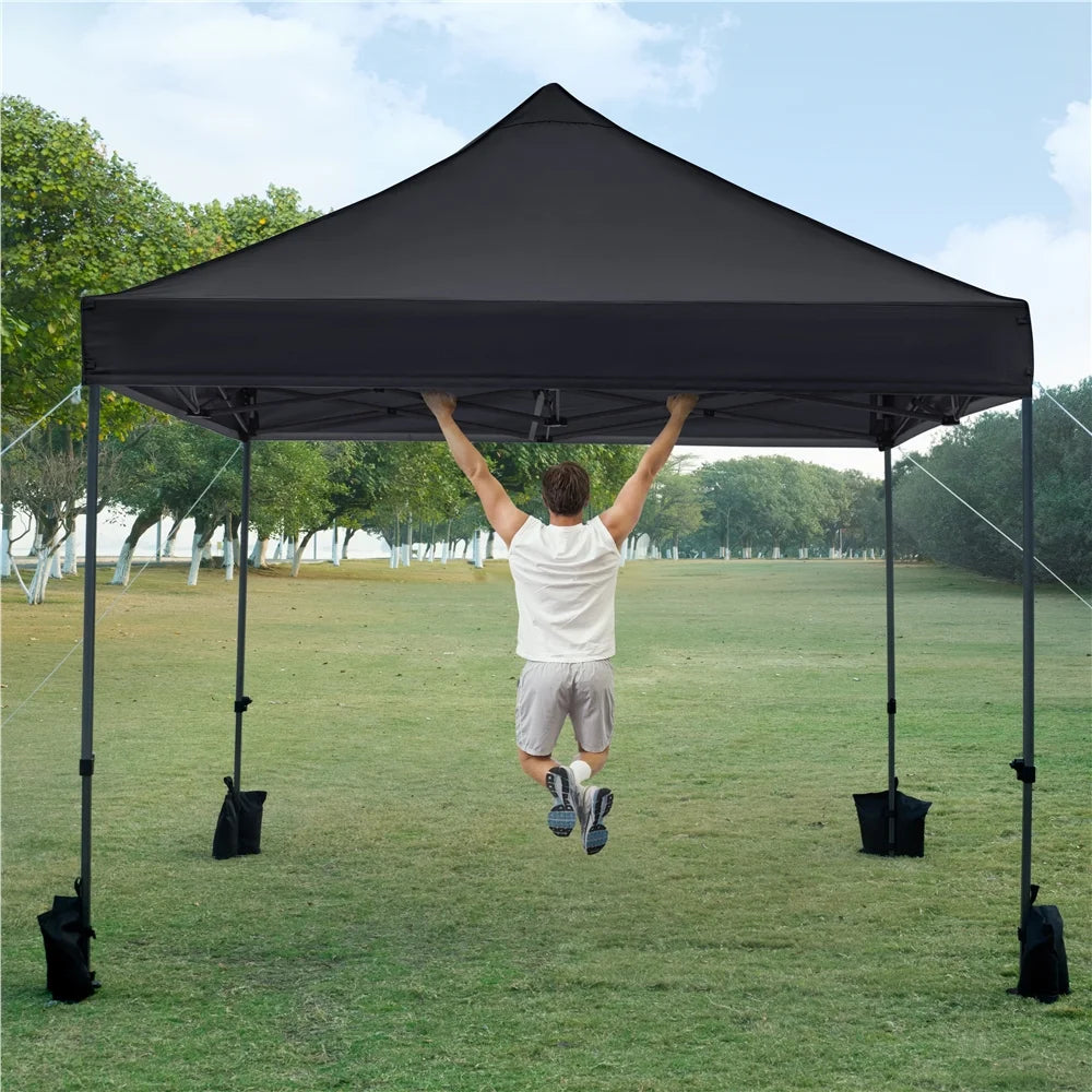 Black Square Pop-up Gazebo R194