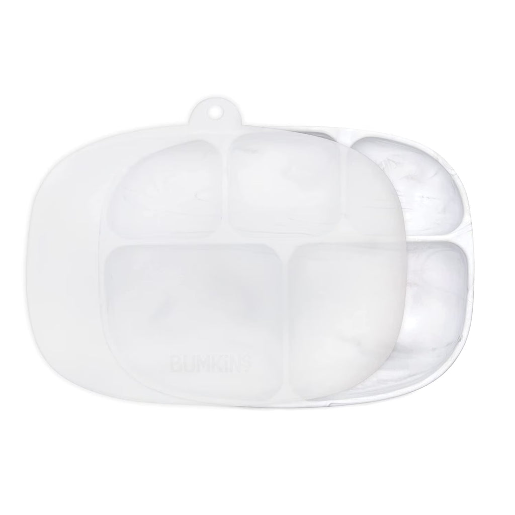 Silicone Grip 5-Section Plate with Lid T688