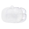 Silicone Grip 5-Section Plate with Lid T688