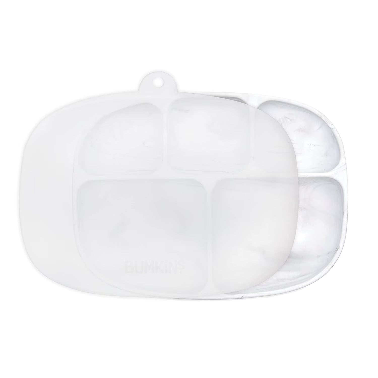 Silicone Grip 5-Section Plate with Lid T688