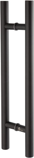 36 inches Solid Stainless Steel Push Pull Door Handle, Matte Black Finish F322