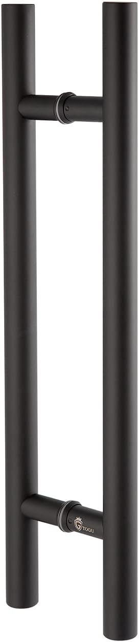 36 inches Solid Stainless Steel Push Pull Door Handle, Matte Black Finish F322