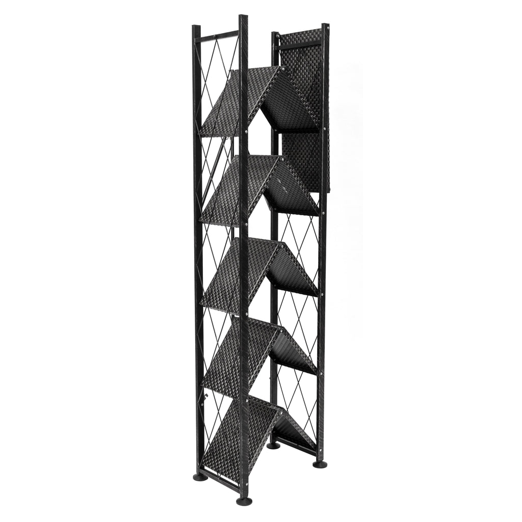 Black 6-Tier Book Shelf N220