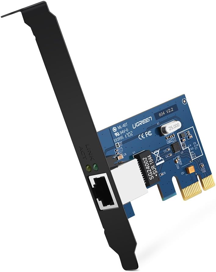 Gigabit Ethernet PCI Express Network Controller Card RJ45 LAN Adapter F431337