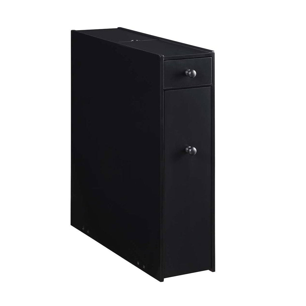 Black Bathroom Floor Cabinet P692998
