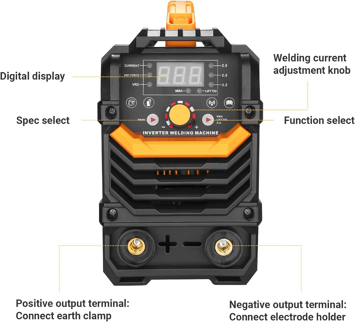 160A Stick ARC Welding Machine IGBT Digital Display X498