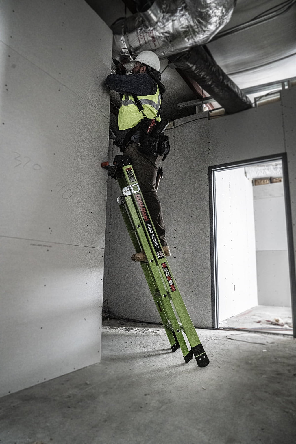 Fiberglass 3-in-1 Combo Ladder, Type 1AA - 375 lbs. Rated I149
