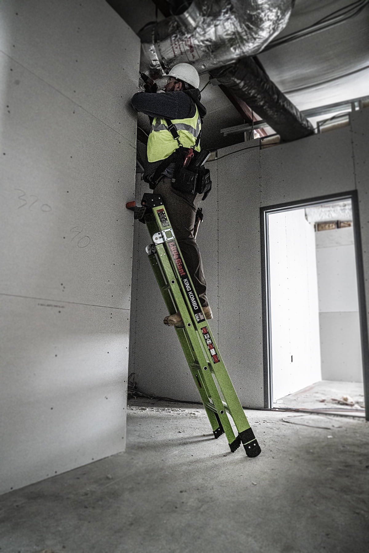Fiberglass 3-in-1 Combo Ladder, Type 1AA - 375 lbs. Rated I149