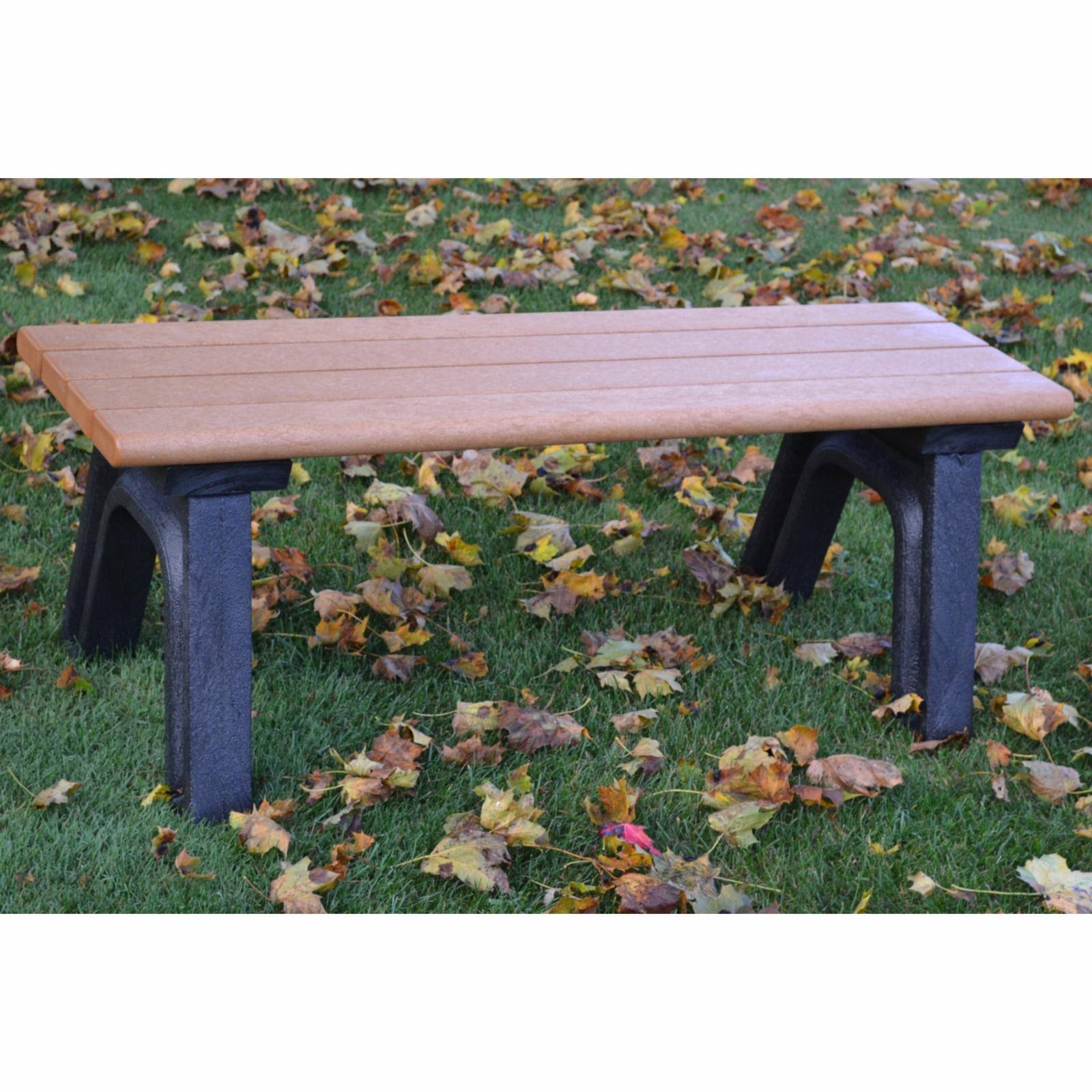 Recycled Plastic Backless Bench N7248