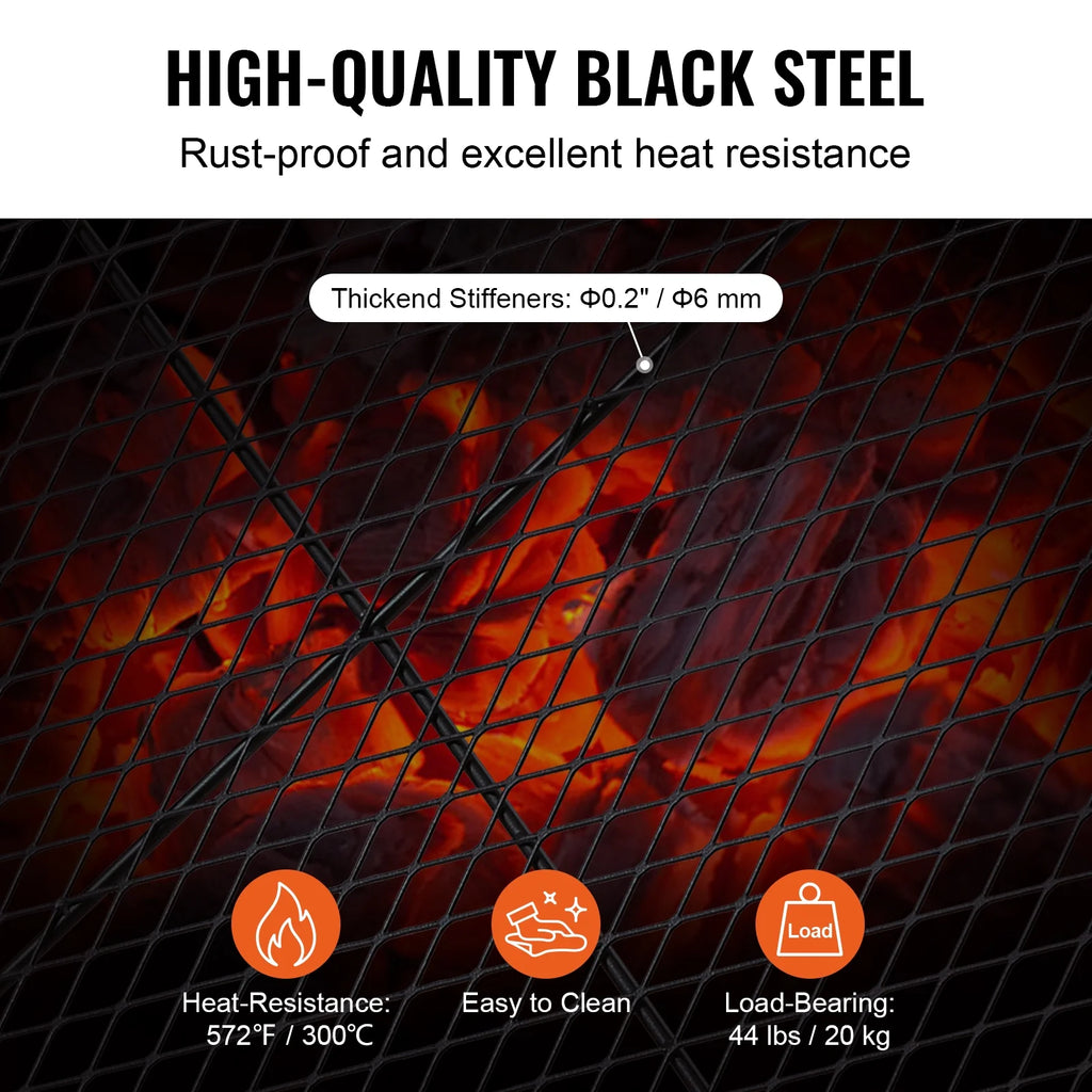44" Rectangle Fire Pit Grill Grate Q739
